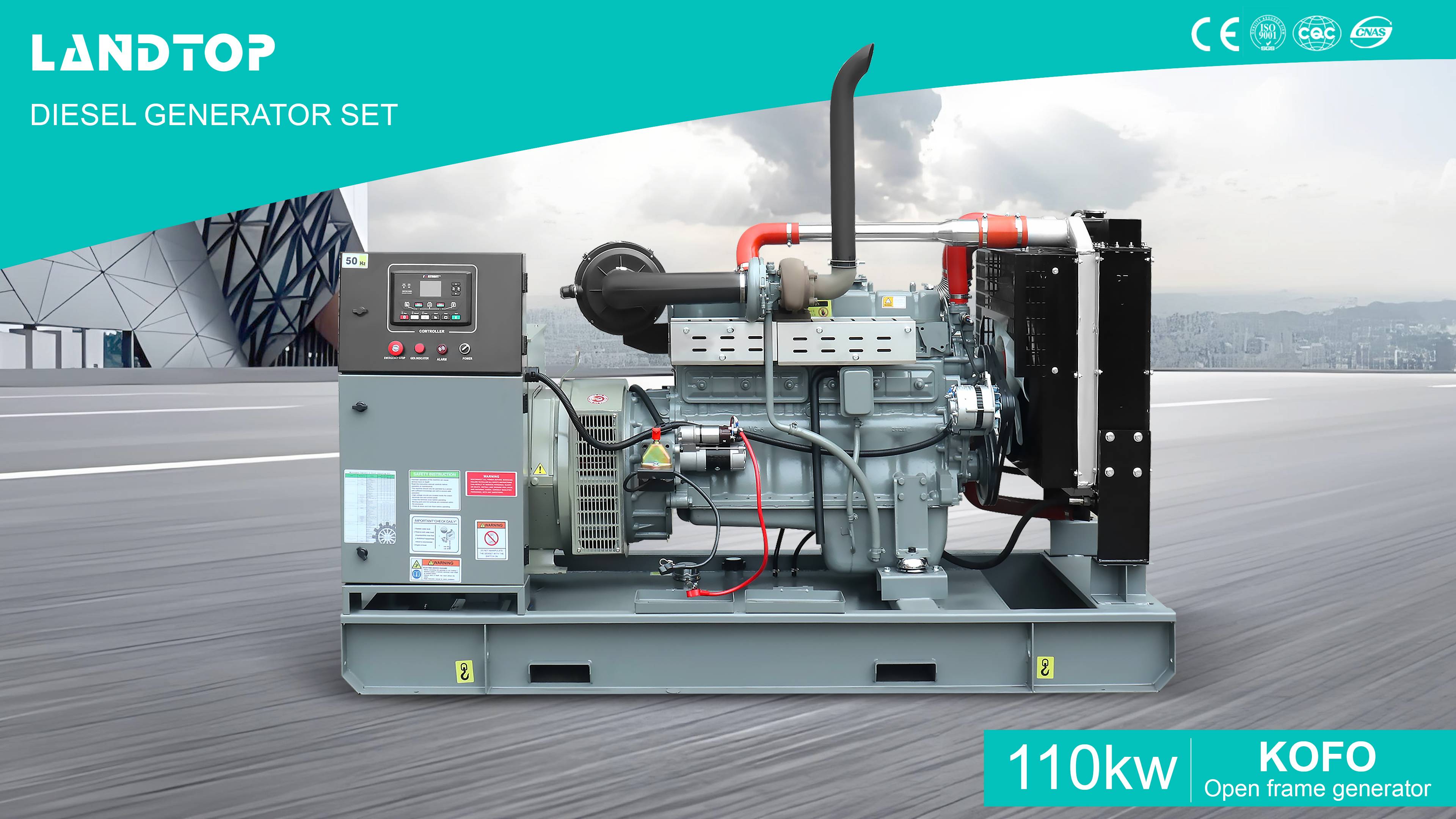 110kW diesel generator